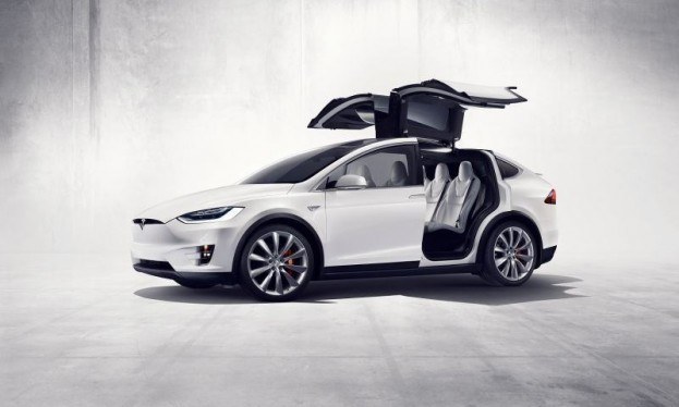 Tesla Model X open